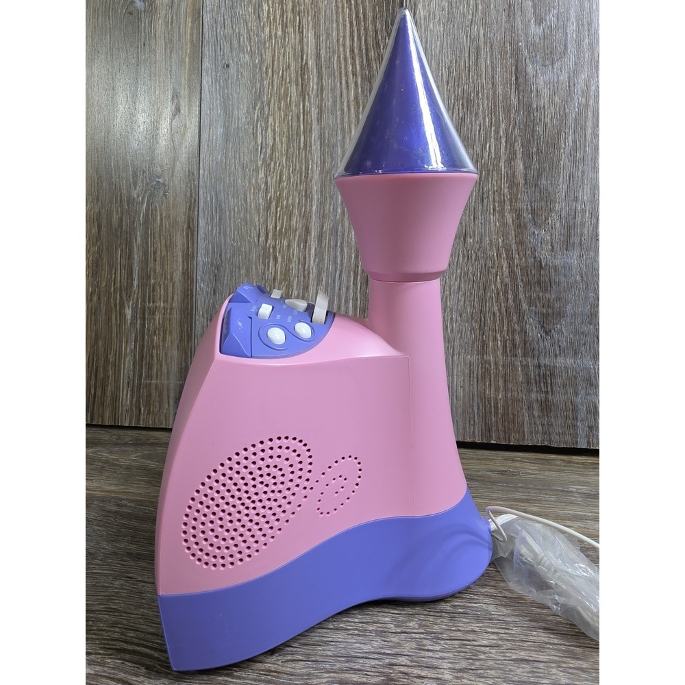 Disney Princess Alarm Clock Radio Star Light Castle Projector Pink - Picture 5 of 8